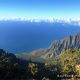 overlooking the Kalalau Valley in Kauai
