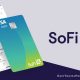 the SoFi logo next to a debit card